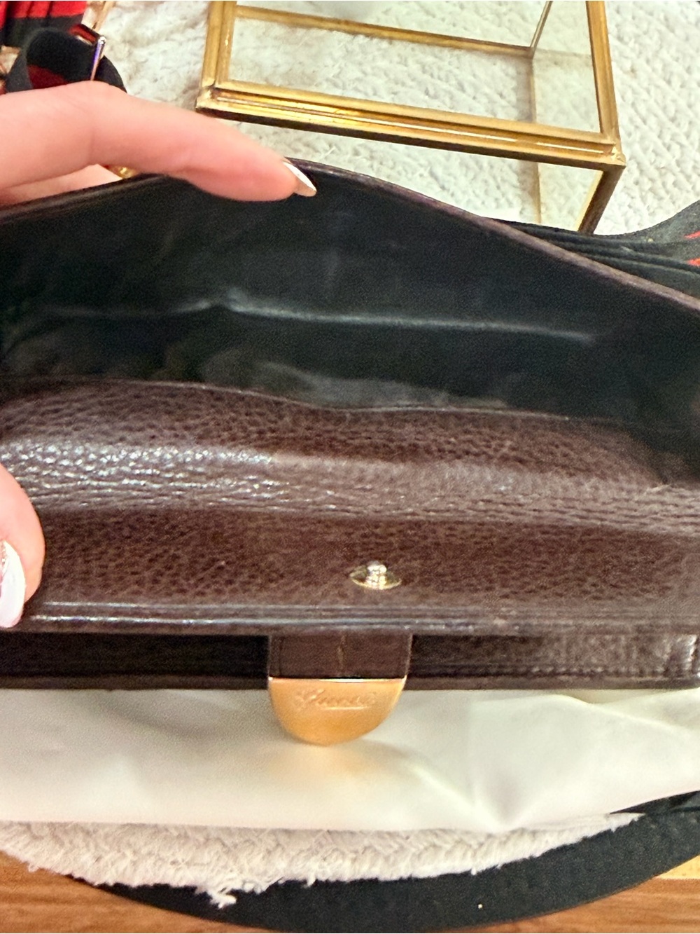 Gucci Signoria Continental Wallet in Guccissima leather | Bee Pattern Strap/-Bag - Picture 9 of 17